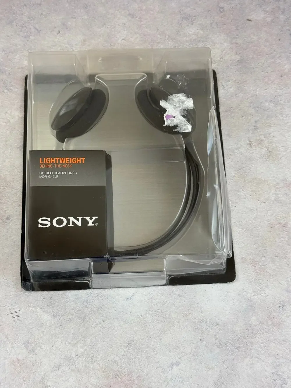 Sony MDR-G45LP Street Style Neckband Headphones (Black) - MDRG45LP NEW